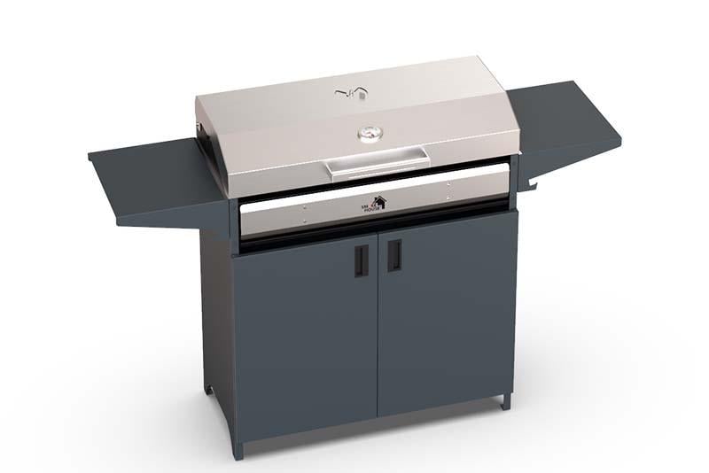 Мангал у повній комплектації Smoke HouseHigh Tech 900 1580х400х900 мм на 14 шампурів з гратами та кришкою з термометром (27860575) - фото 4 Мангал у повній комплектації Smoke HouseHigh Tech 900 1580х400х900 мм на 14 шампурів з гратами та кришкою з термометром (27860575) - фото 4