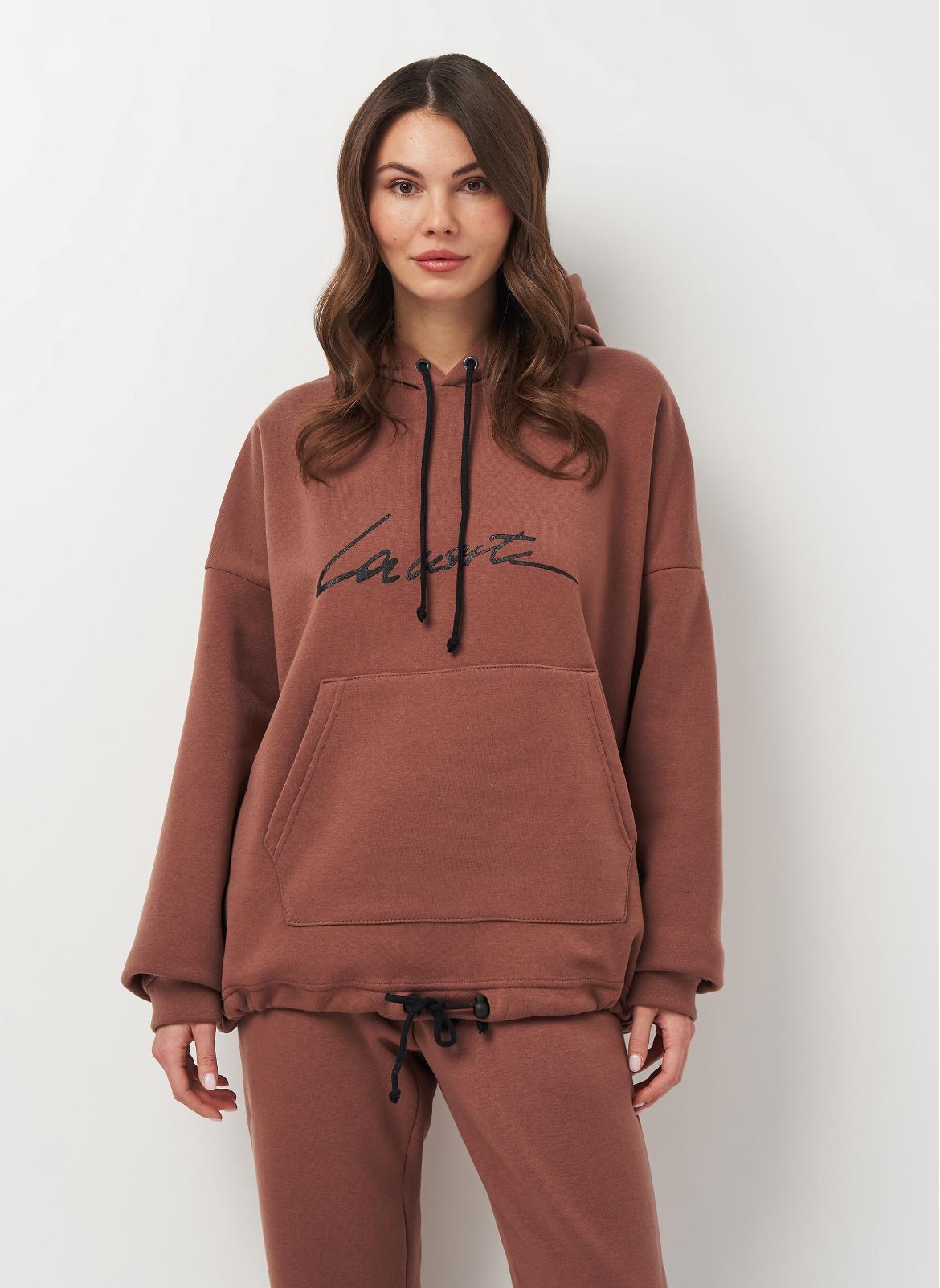 Спортивный костюм женский елана на флисе р. 50 Коричневый (2287242577) - фото 4 Спортивный костюм женский елана на флисе р. 50 Коричневый (2287242577) - фото 4