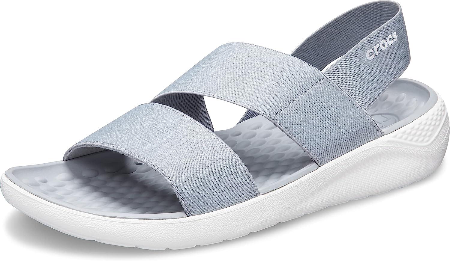 Сандалії Crocs LiteRide Stretch р.W10/EUR 40-41 Light grey/White (11222363)