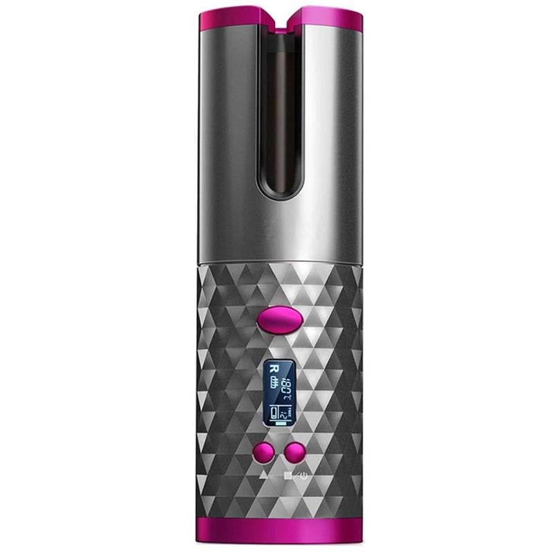 Беспроводная плойка Hair Curler 5200мАч автоматическая вращается - фото 1