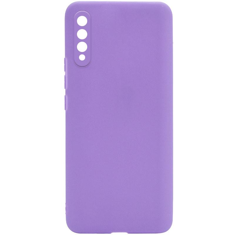 Противоударный силиконовый чехол Candy Full Camera для Samsung Galaxy A50 (A505F) / A50s / A30s Сиреневый / Dasheen