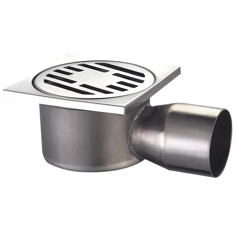 Трап душевой Champion Drain-02-10x10-90 угловой отвод 100x100 мм (CH6144)