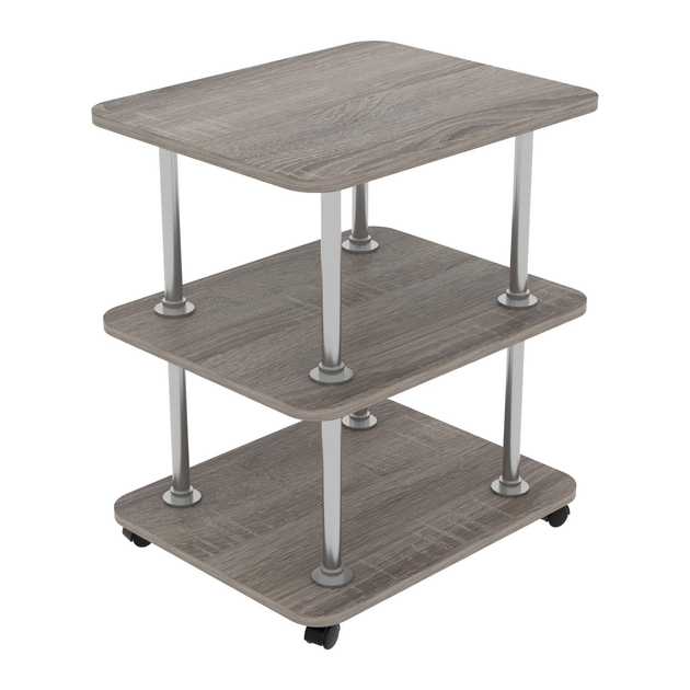 Стол журнальный на колесиках Континент ТМ-4 55х45х70 см Дуб трюфель (28177855) - фото 1 Стол журнальный на колесиках Континент ТМ-4 55х45х70 см Дуб трюфель (28177855) - фото 1