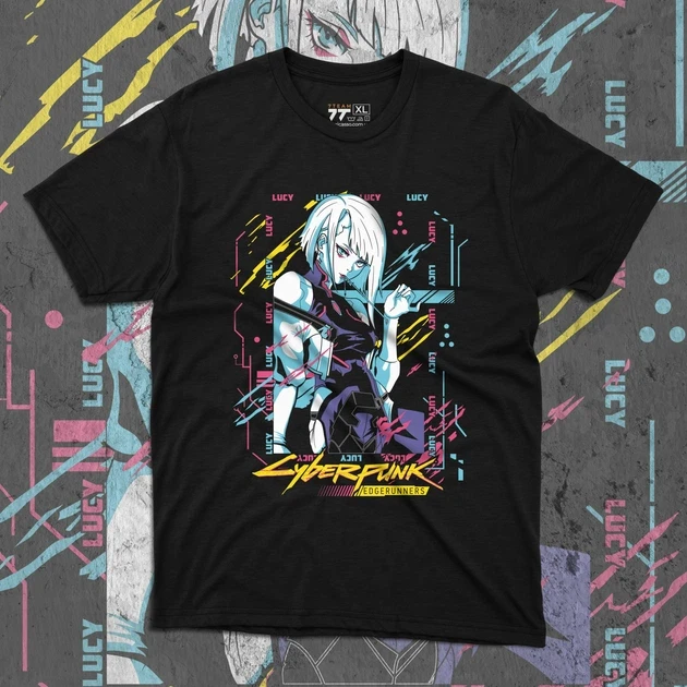 Футболка мужская с принтом Cyber Punk Lucy р. 48 (Anime1026)