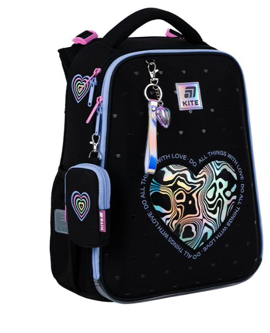 Школьный рюкзак каркасный KITE Education Love is K25-531M-2 (4063276198044)