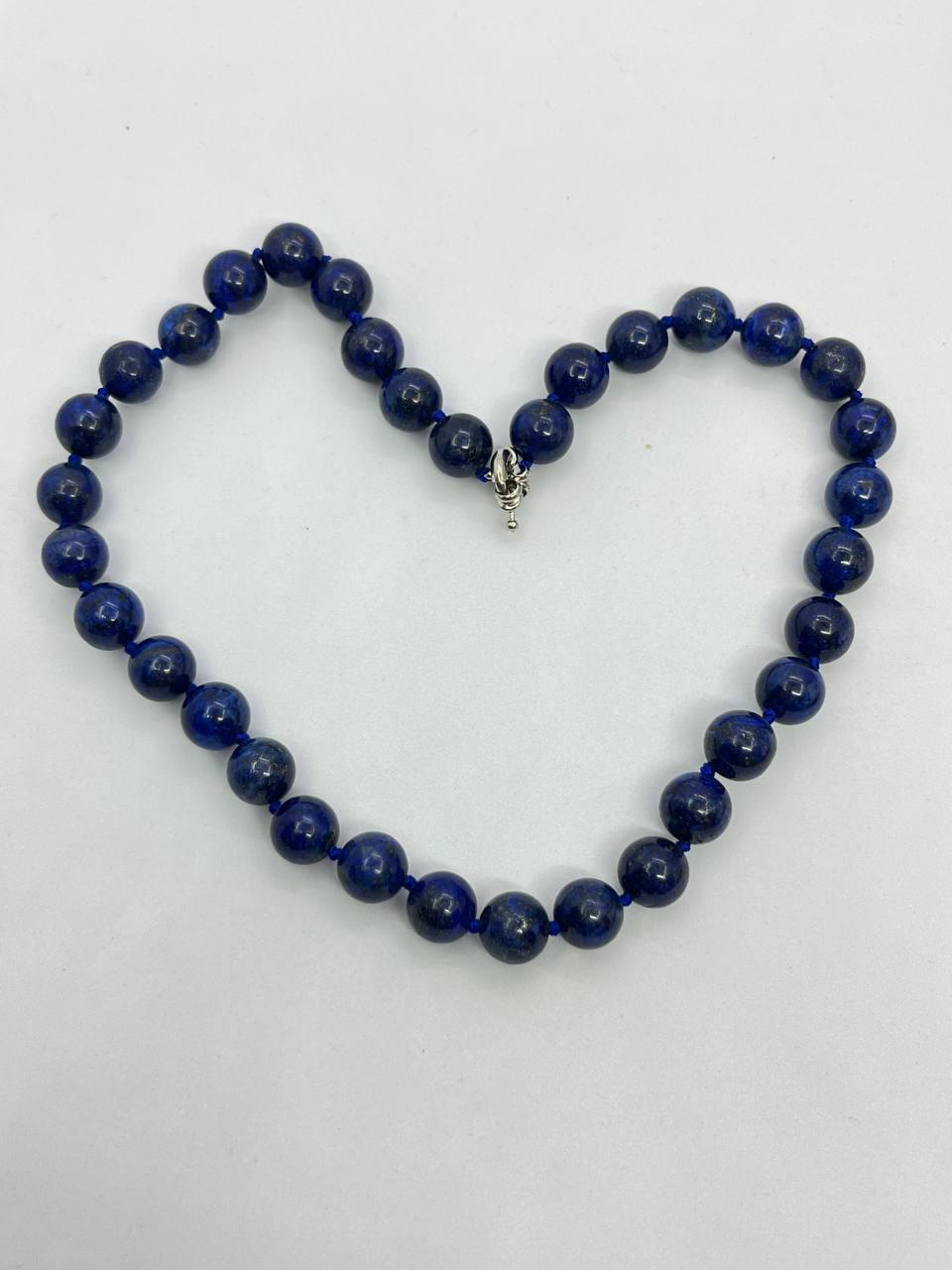 Бусы лазурит 45 см Разноцветный (10313)