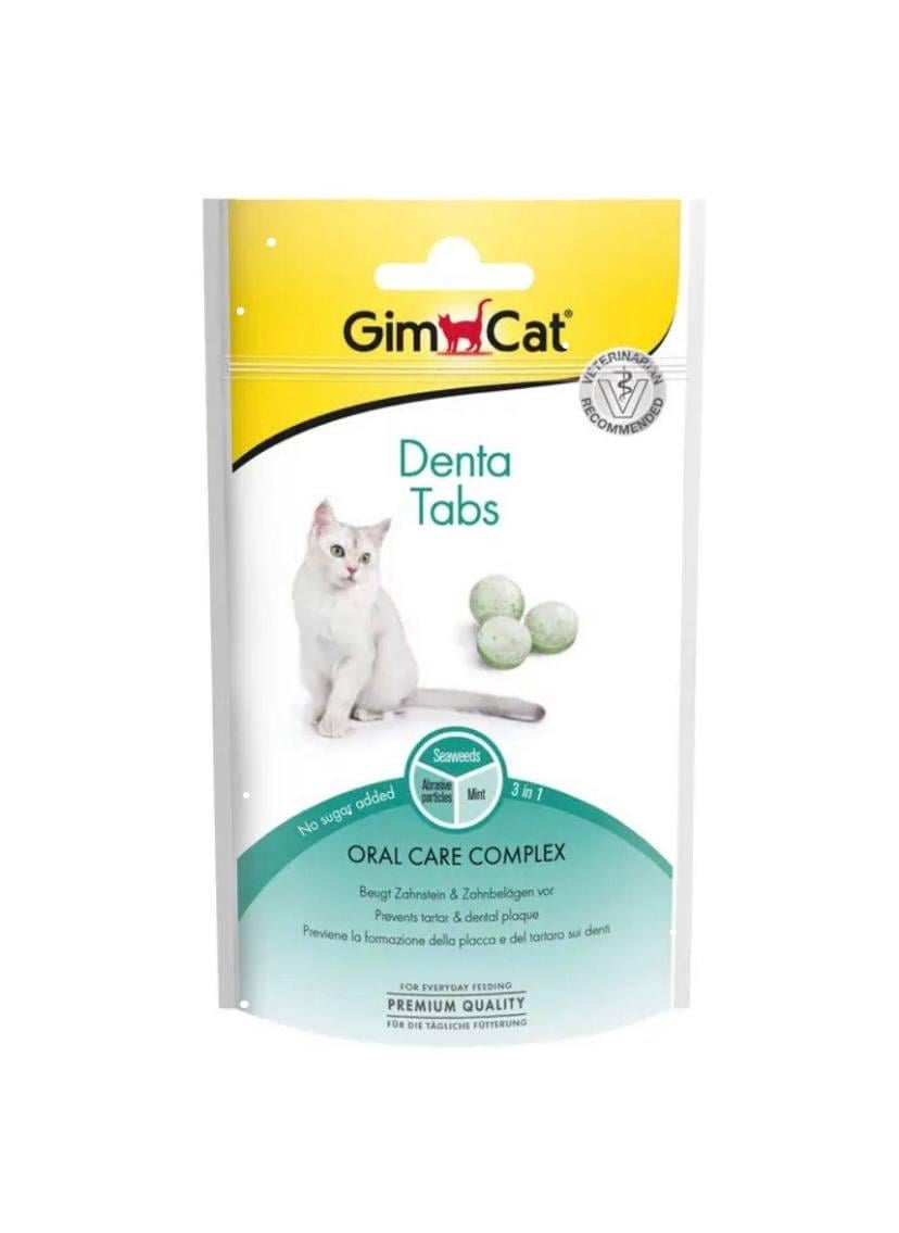 Ласощі для здоров’я зубів котів GimCat Denta-Tabs 40 г (420615)