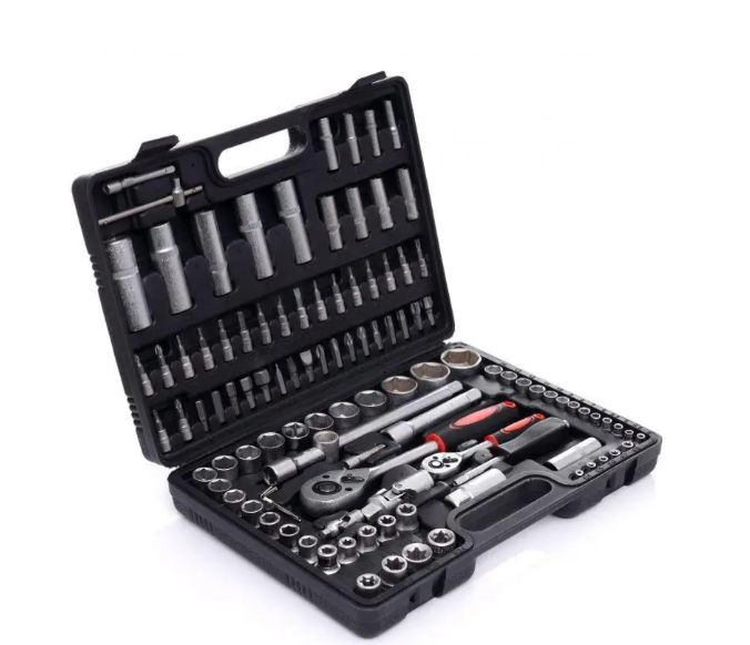 Набор торцевых ключей Kraft&Dele с трещотками 108 пр. (EC303-)