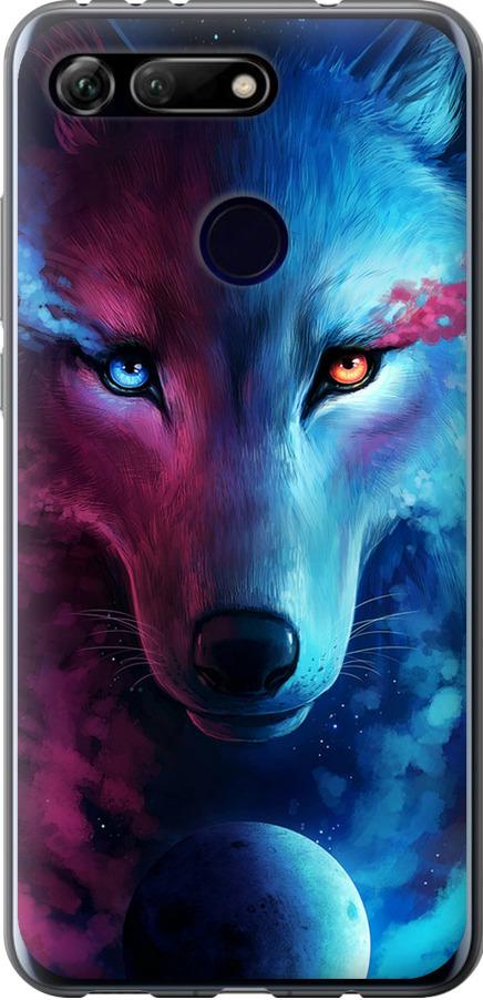 Чехол на Huawei Honor View 20 Арт-волк (3999u-1645-42517)