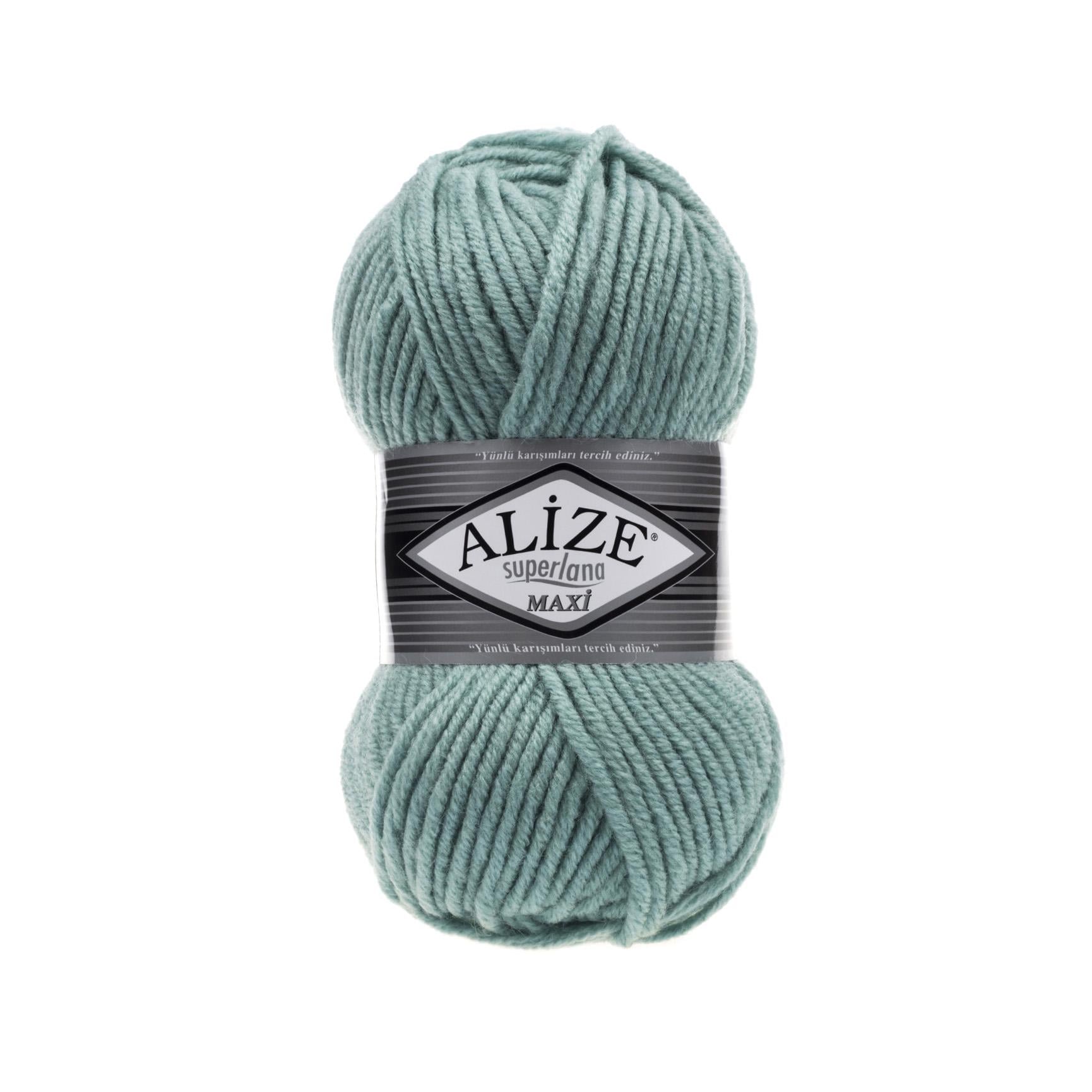 Пряжа Alize Superlana Maxi 463 Голубой (7012)