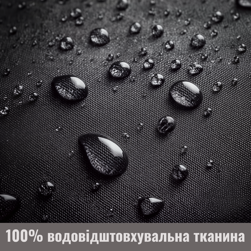 Штора для ванны и душа SHHHADE серия Premium с крючками 140х260 см Черный (1010009) - фото 6