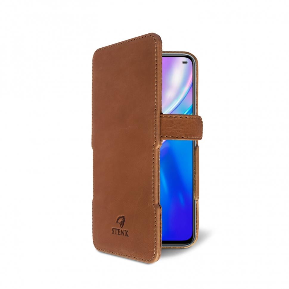 Чехол книжка Stenk Prime для Realme X2 Коричневый (66872) Чехол книжка Stenk Prime для Realme X2 Коричневый (66872)