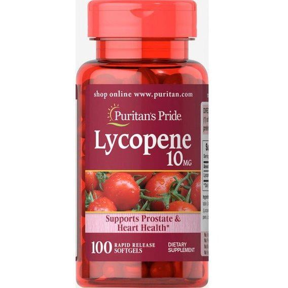 Лікопін Puritan's Pride Lycopene 10 мг 100 Softgels