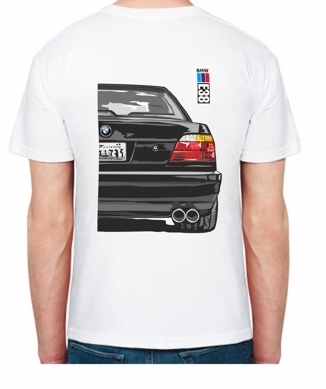 Футболка мужская Avtolife BMW E38 Alpina FR 507538 XXL Белый (2496231461) - фото 2 Футболка мужская Avtolife BMW E38 Alpina FR 507538 XXL Белый (2496231461) - фото 2