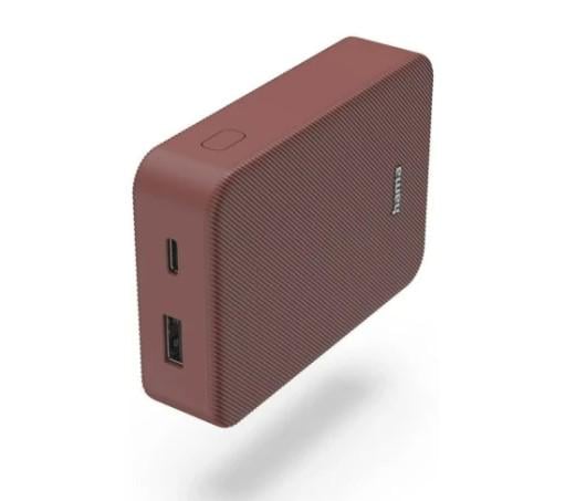 Повербанк Hama 10000 mAh 15W Сливовой (00201712)
