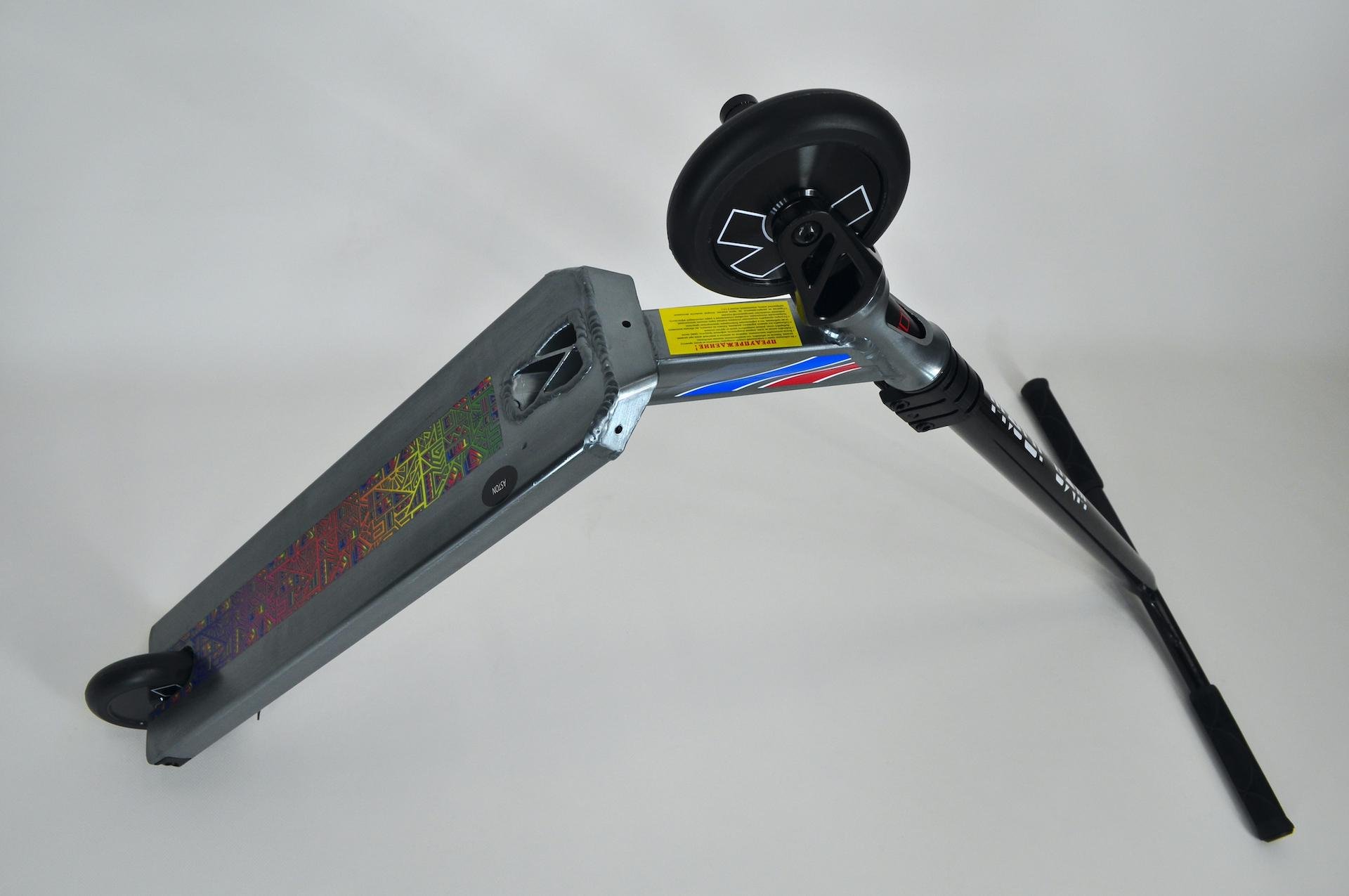 Самокат трюковий Explore Aston HIC + пеги Сірий - фото 13 Самокат трюковий Explore Aston HIC + пеги Сірий - фото 13