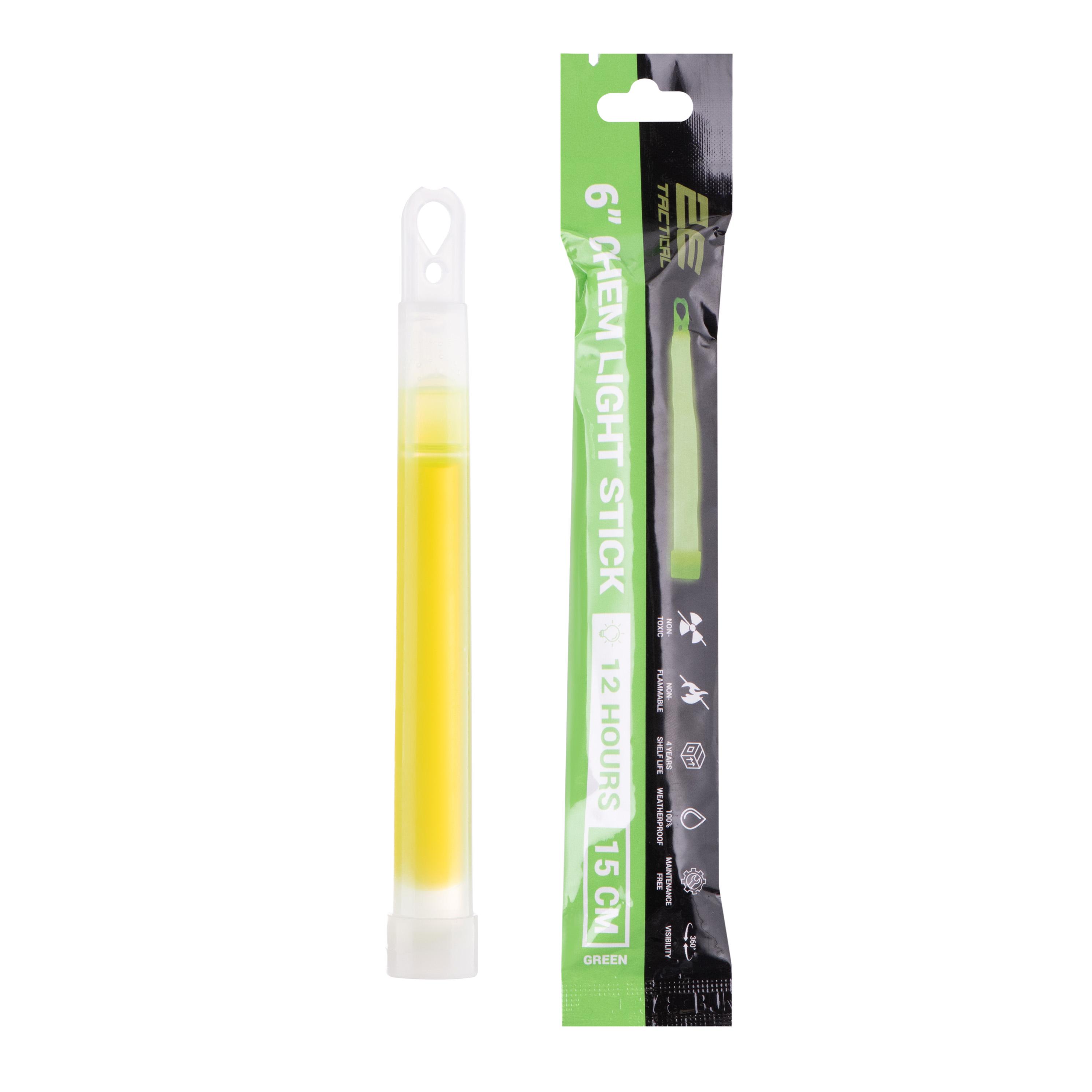 Химический источник света 2E Tactical GS6 15 см 50 шт. Зеленый (2E-CGS6-GN-BX) - фото 2 Химический источник света 2E Tactical GS6 15 см 50 шт. Зеленый (2E-CGS6-GN-BX) - фото 2