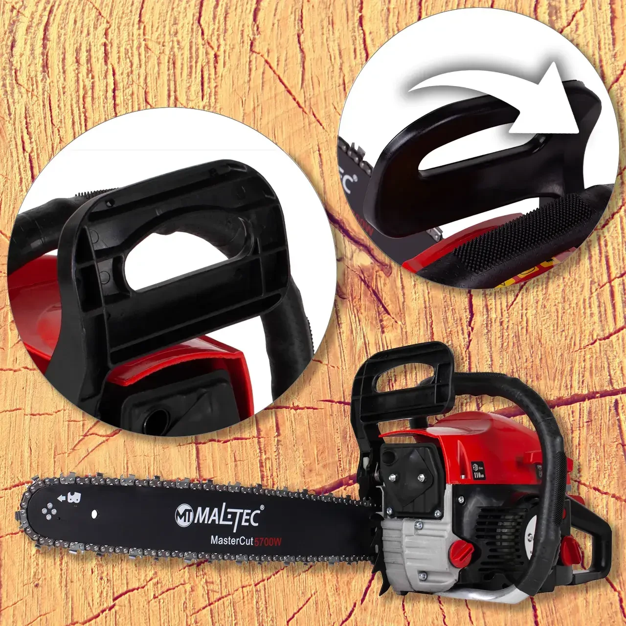 Бензопила ручная двухтактная Maltec MasterCut5700W (2762552246) - фото 5 Бензопила ручная двухтактная Maltec MasterCut5700W (2762552246) - фото 5