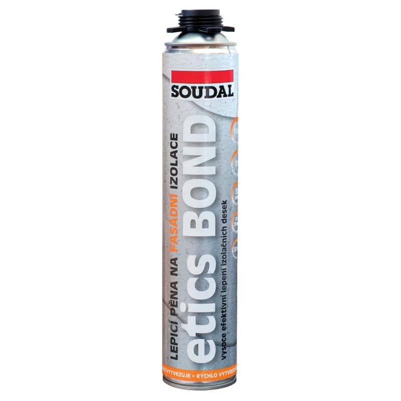 Піна-клей для утеплювача Soudal Etics Bond пістолетна 800 мл Помаранчевий (000010000000800ETB)