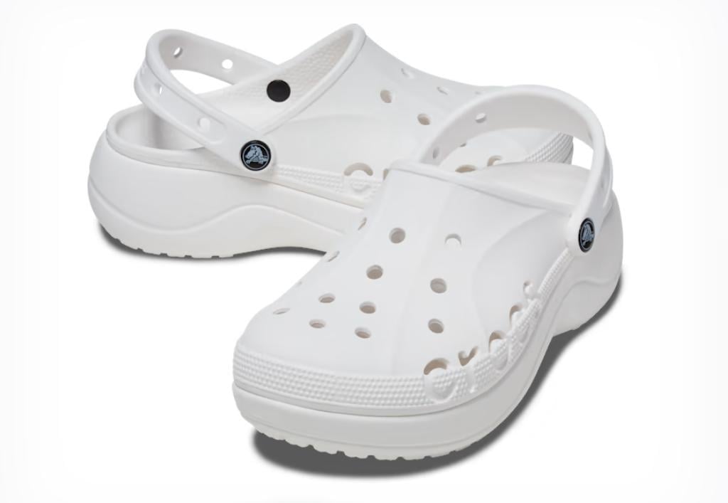 Сабо жіночі Crocs Baya Platform Clog M4W6 р. 36 23 см White (208186)