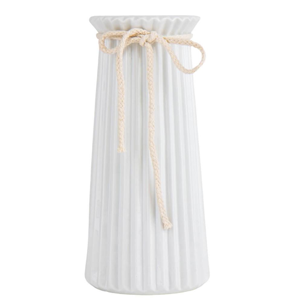 Ваза керамическая Elisey Романтическое прикосновение Белый (9048-009)