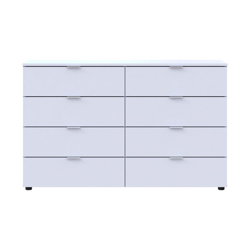 Комод Doros Рон 8 DRS-011774 8 ящиков 130х38х81 см Белый (41516172) - фото 1 Комод Doros Рон 8 DRS-011774 8 ящиков 130х38х81 см Белый (41516172) - фото 1