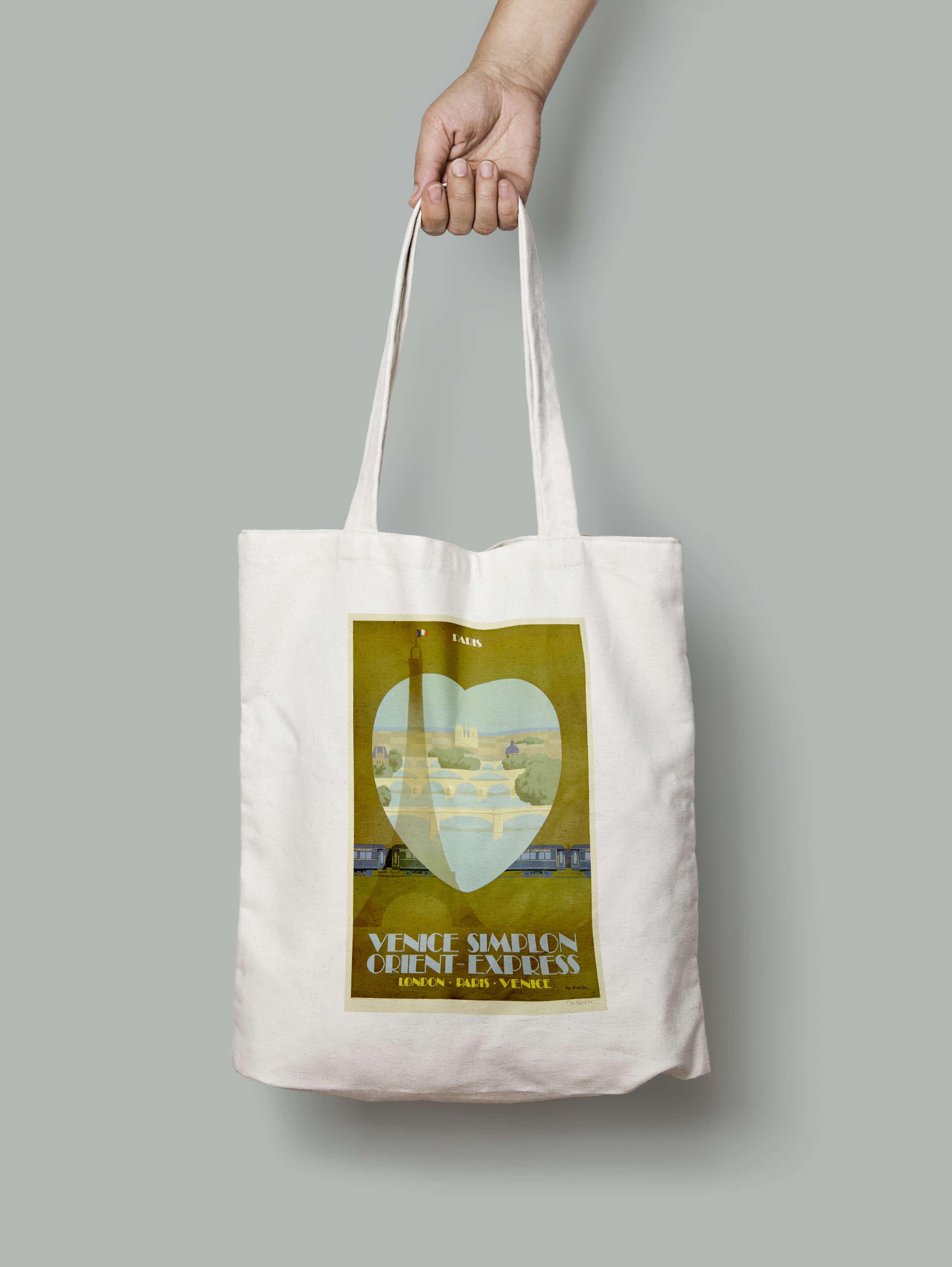 Эко-сумка шопер Любовь к Парижу