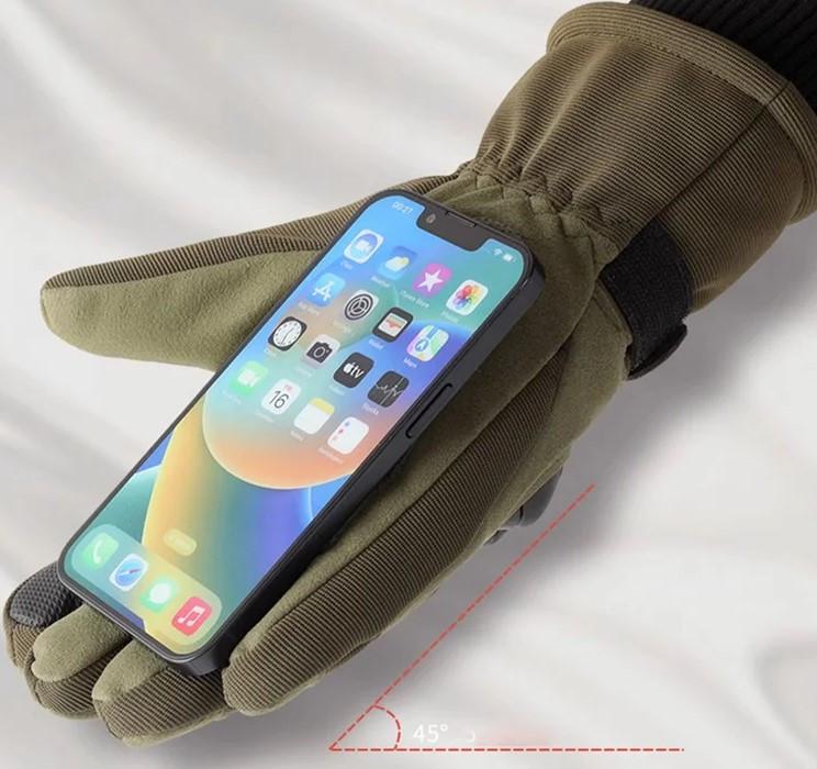 Перчатки мужские зимние армейские с ударными вставками М Олива (2033752678-М) - фото 8 Перчатки мужские зимние армейские с ударными вставками М Олива (2033752678-М) - фото 8