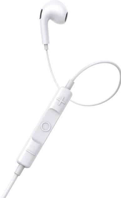 Наушники BASEUS Encok lateral in-ear Wired Earphone H17 3,5 мм White (NGCR020002) - фото 2