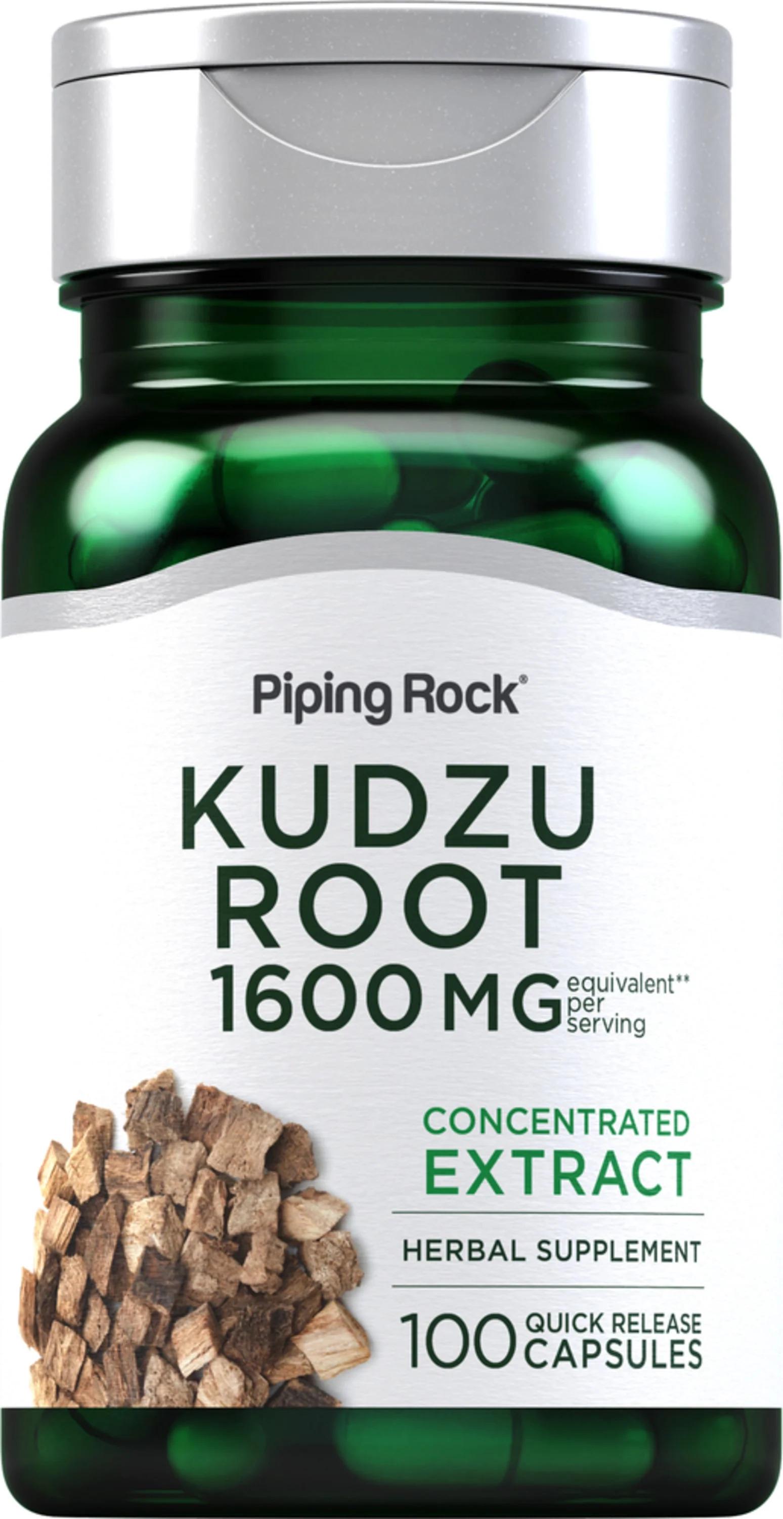 Корень кудзу Piping Rock Kudzu Root 1600 mg per serving 100 Quick Release капсул