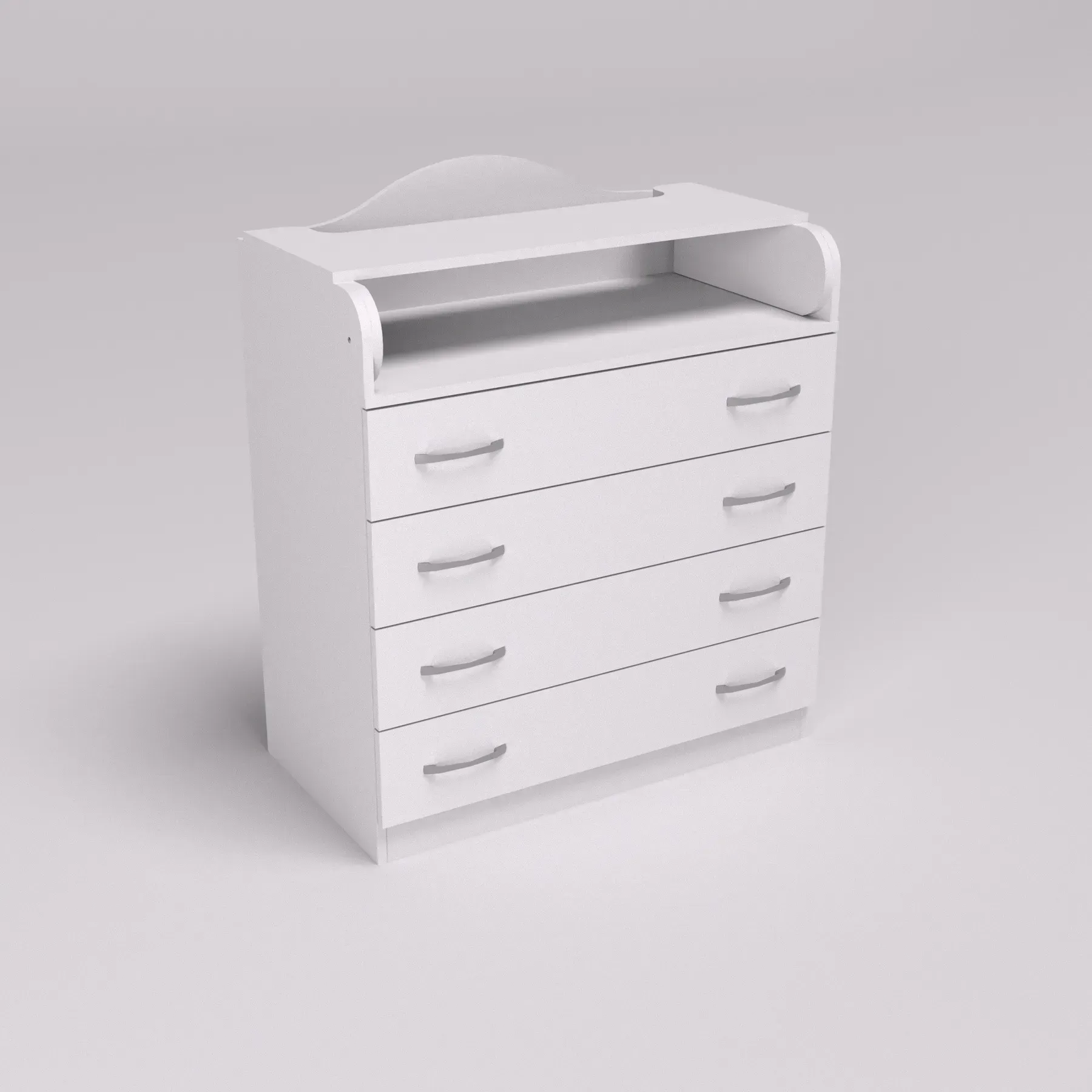 Комод пеленальний Kontinent №1 зі знімними бортиками 86,4х46,5х102 см Білий (52547171) - фото 3 Комод пеленальний Kontinent №1 зі знімними бортиками 86,4х46,5х102 см Білий (52547171) - фото 3