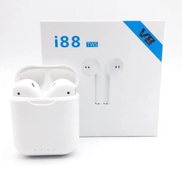 Гарнітура Bluetooth I88 Білий (000043898)