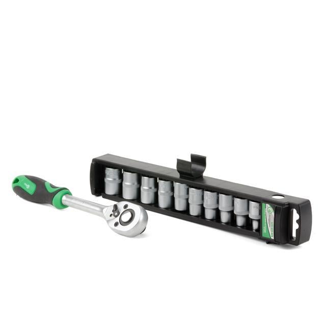 Набір головок Intertool ET-601 c тріскачкою 1/2"3 10 шт. (12287949)