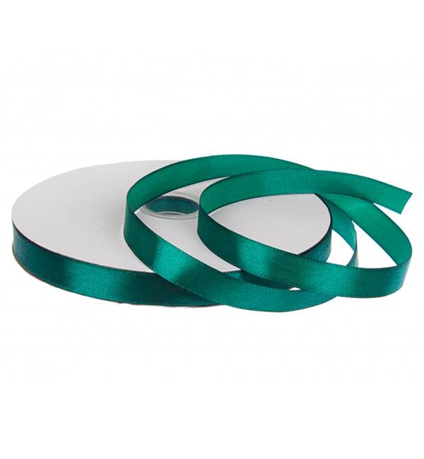 Лента атласная 1,2 см/91,4 м Изумрудный (73)