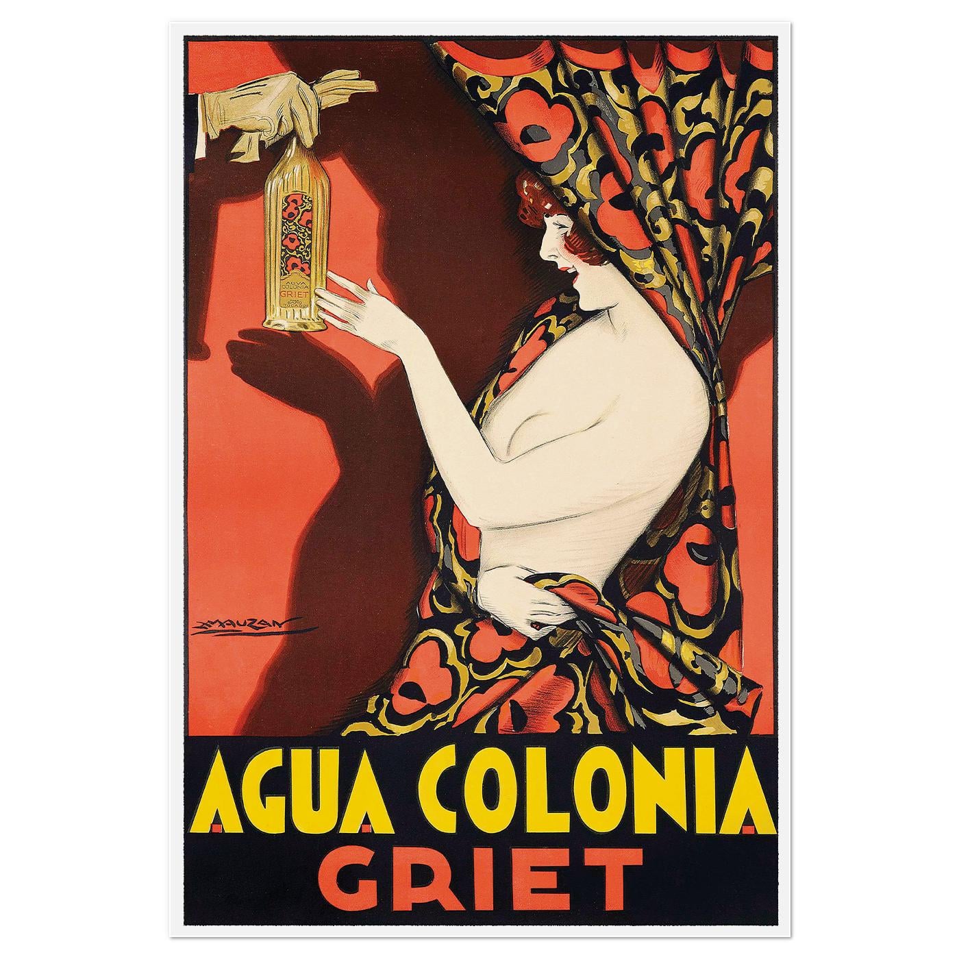 Плакат винтажный Agua Colonia Griet 1928 57x84 см (0284) Плакат винтажный Agua Colonia Griet 1928 57x84 см (0284)
