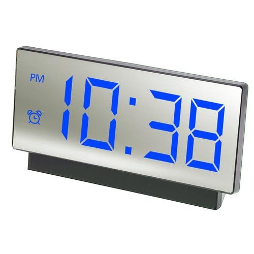 Часы настольные VST 897-5 USB с синим циферблатом Часы настольные VST 897-5 USB с синим циферблатом