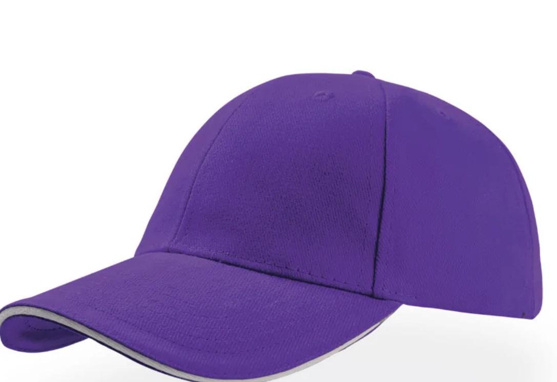 Кепка Atlantis Liberty Sandwich 6-ти панельная Фиолетовый с белым (LISAVI) - фото 1