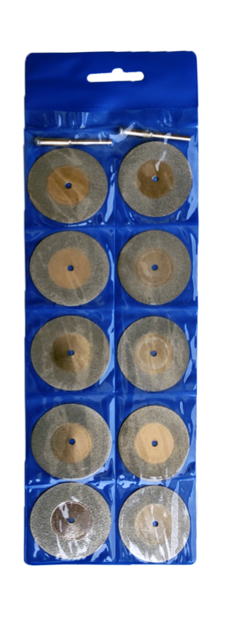 Гравірувальний набір дисків алмазних 40 мм 10 од. (53725)