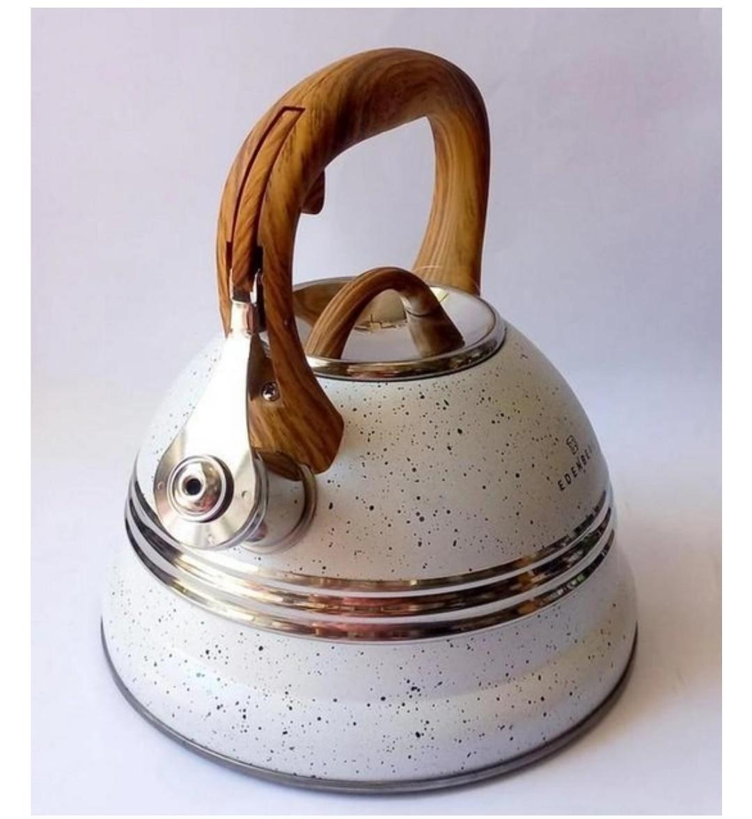 Чайник Edenberg 8808 со свистком нержавеющая сталь 3 л (14538720) - фото 1