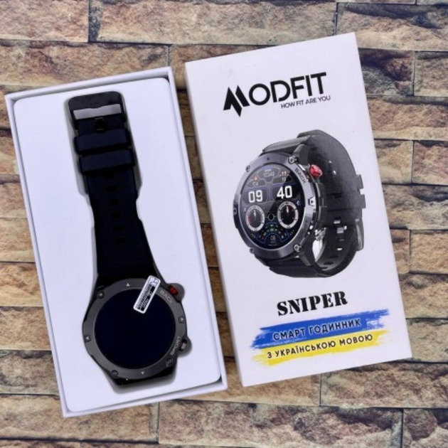 Смарт-годинник Modfit Sniper All Black (1077-0216) - фото 5