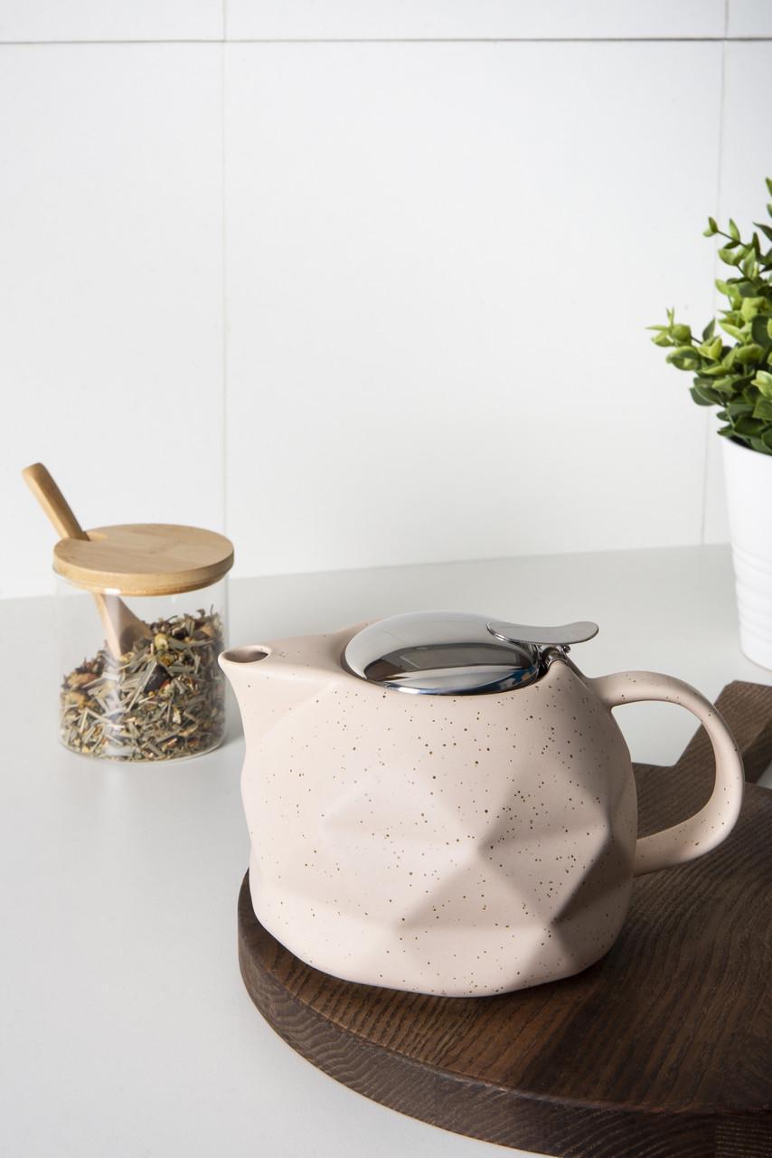 Заварочный чайник Limited Edition BASIL керамический 850 мл Мокка (B050021) - фото 2 Заварочный чайник Limited Edition BASIL керамический 850 мл Мокка (B050021) - фото 2