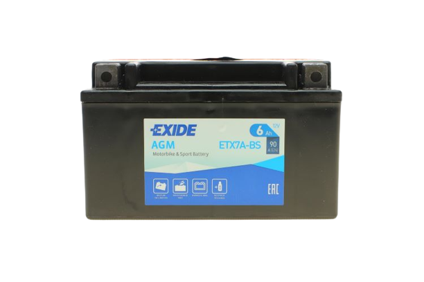 Аккумулятор EXIDE AGM L EN90 6 Ah-12V 150х87х93 мм (ETX7A-BS)