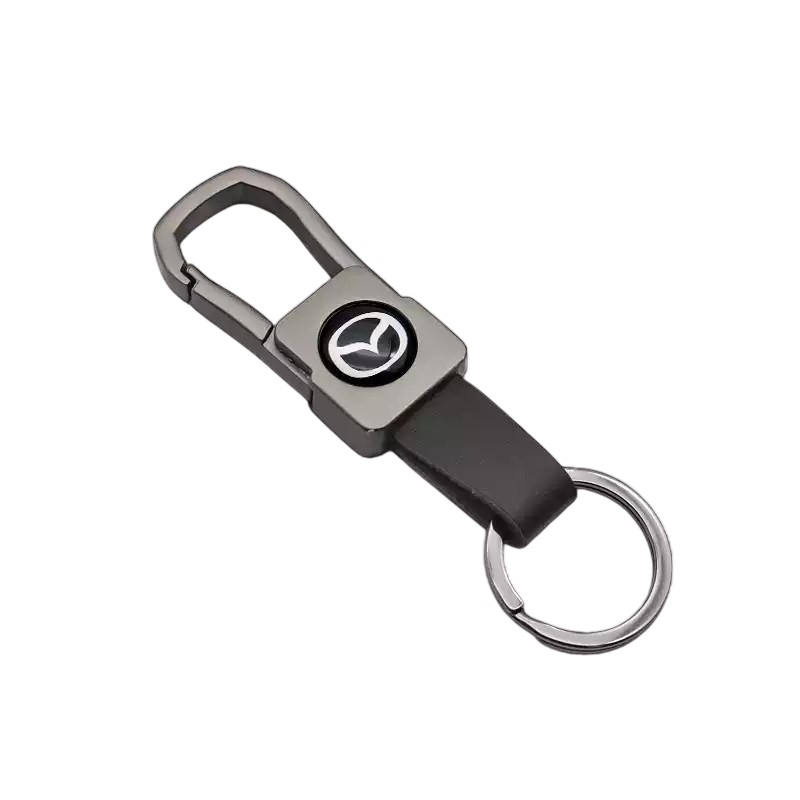 Брелок Mazda с карабином металлический (1562726289)