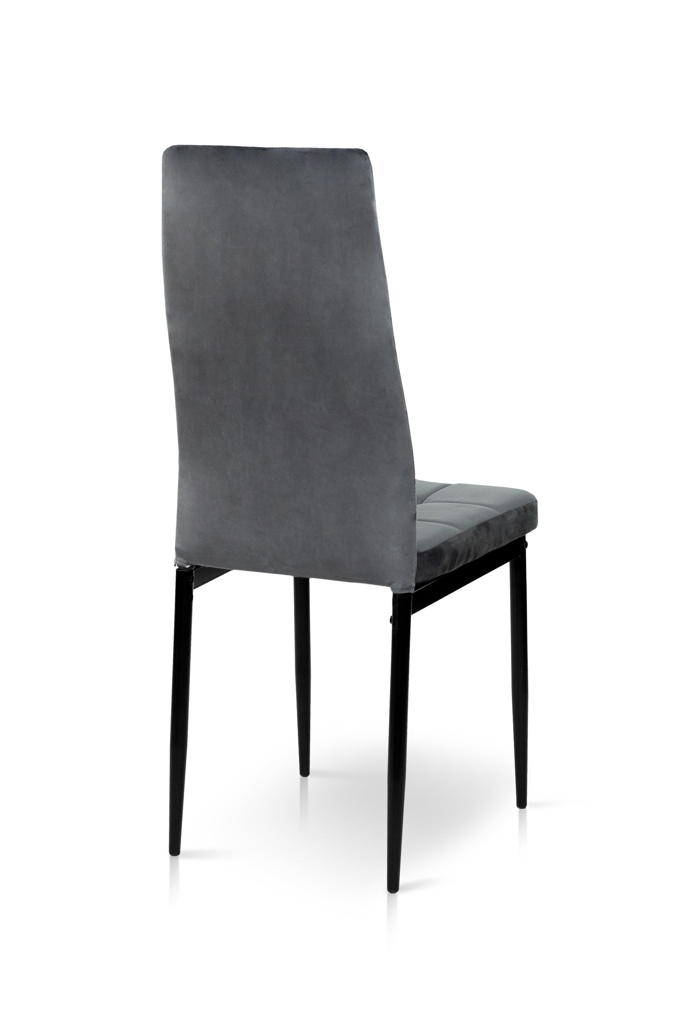 Стілець для кухні та вітальні ГРЕЙС Айс 410х980х510 мм Чорний/Темно-сірий (GAА0057601) - фото 3 Стілець для кухні та вітальні ГРЕЙС Айс 410х980х510 мм Чорний/Темно-сірий (GAА0057601) - фото 3