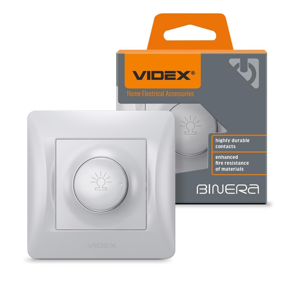 Дыммер Videx BINERA 600 Вт Серебряный шелк (12104) Дыммер Videx BINERA 600 Вт Серебряный шелк (12104)