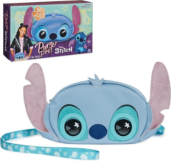 Интерактивная детская сумочка Purse Pets Stitch Plush Crossbody Bag Дисней Стич (6067400)