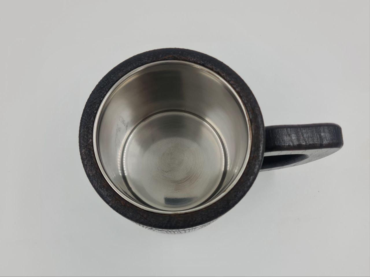 Бокал для пива из дерева ручной работы 0,5 л Коричневый (28410188) - фото 2 Бокал для пива из дерева ручной работы 0,5 л Коричневый (28410188) - фото 2