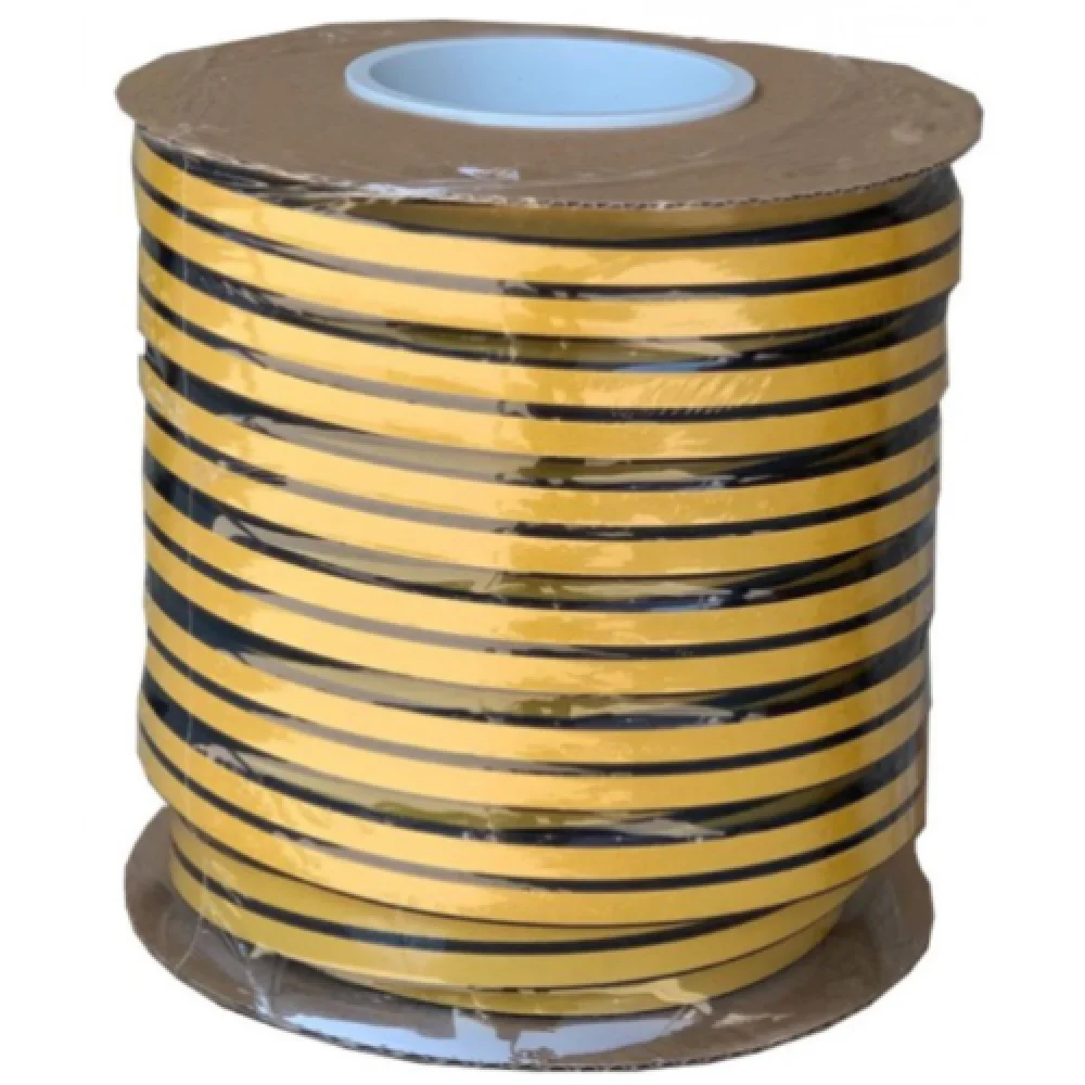 Ущільнювач самоклеючий D профіль 9x7,5 см каучуковий для вікон та дверей 50 м 2 шт. Коричневий (UD1108) - фото 2 Ущільнювач самоклеючий D профіль 9x7,5 см каучуковий для вікон та дверей 50 м 2 шт. Коричневий (UD1108) - фото 2