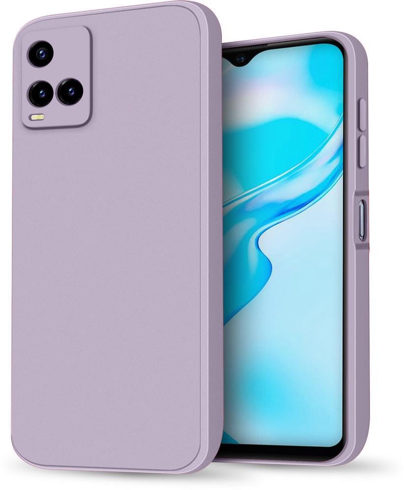 Силиконовый чехол HardCorner Vivo Y33s (с микрофиброй) Lilac (34824-3B)