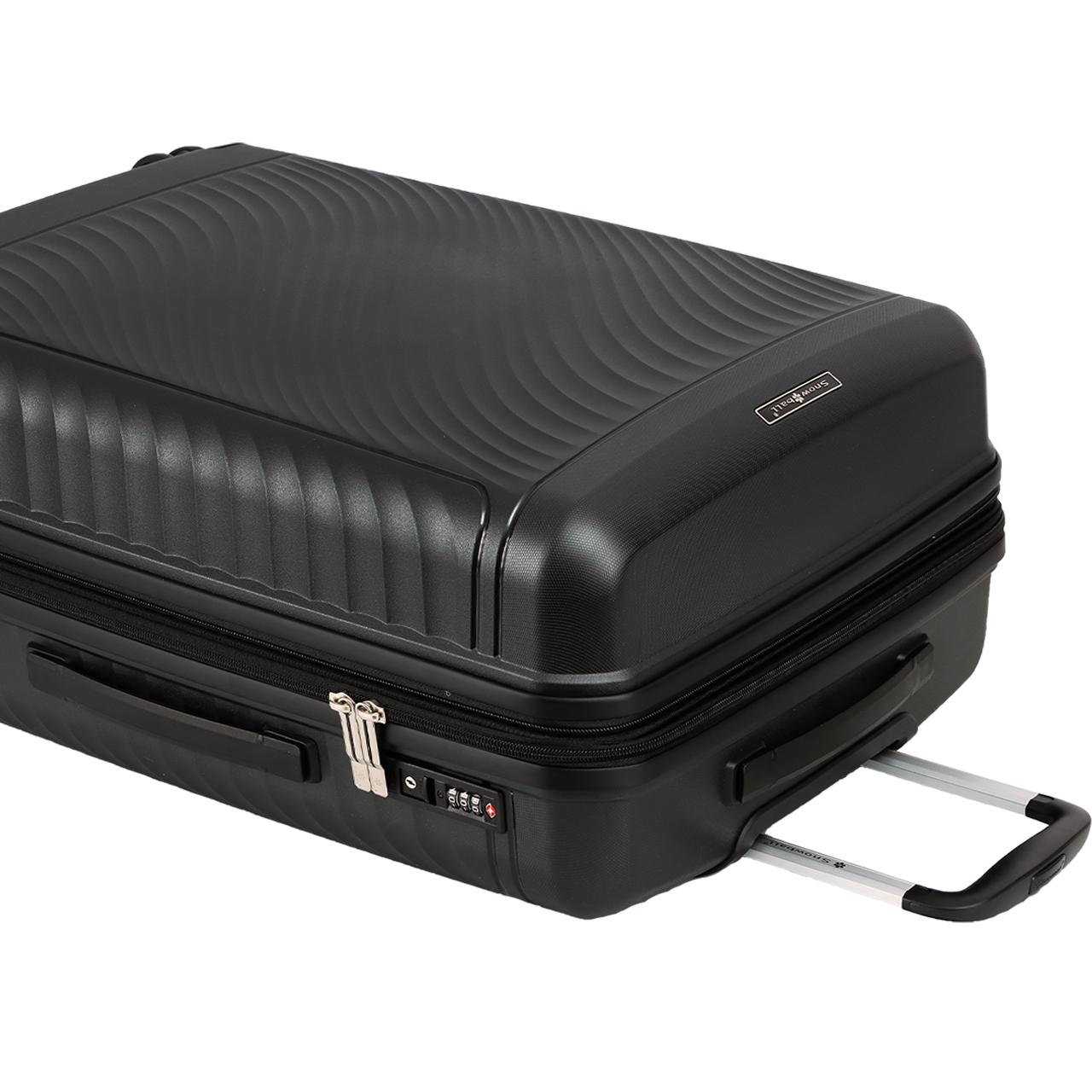 Валіза середня Snowball 40903 поліпропілен M Чорний - фото 6 Валіза середня Snowball 40903 поліпропілен M Чорний - фото 6